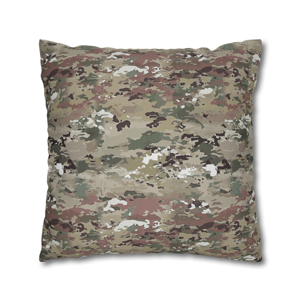 Scorpion Camouflage Spun Polyester Square Pillowcase By Equippage.com