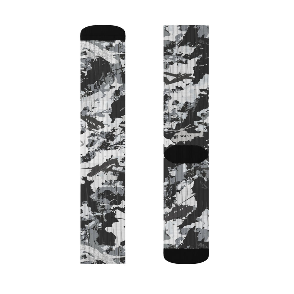 PRESS Camo Custom Pattern Socks — Graphic Socks for Pilots and Aircrew by Equippage.com
