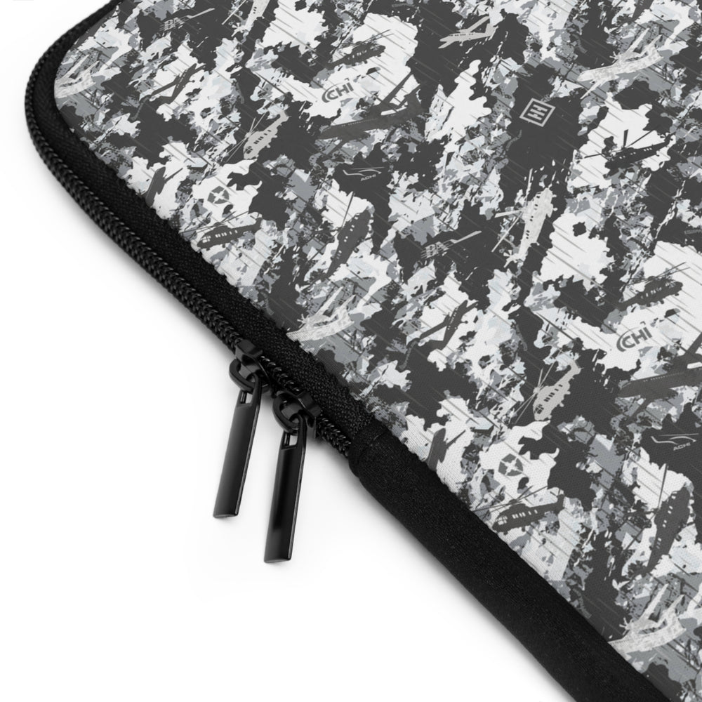 Grey Camo Laptop Sleeve — Protective Neoprene Case for Laptops & Tablets - Equippage.com
