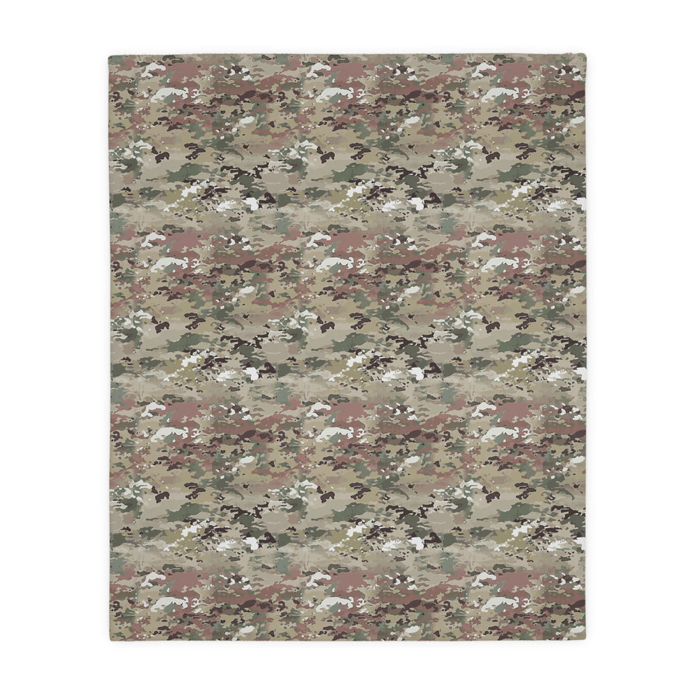 Scorpion Camouflage Velveteen Microfiber Blanket (Two-sided print) By Equippage.com