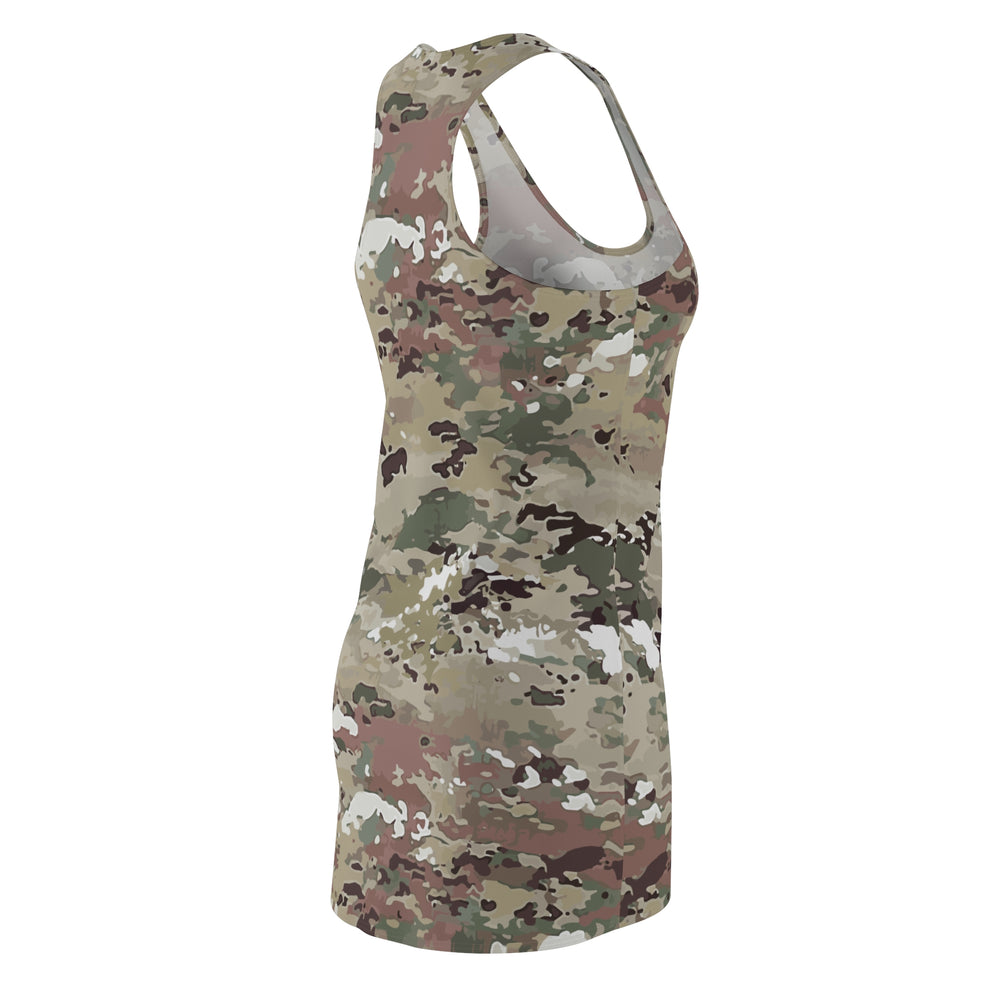 Scorpion Camouflage Women's Cut & Sew Racerback Dress By Equippage.com