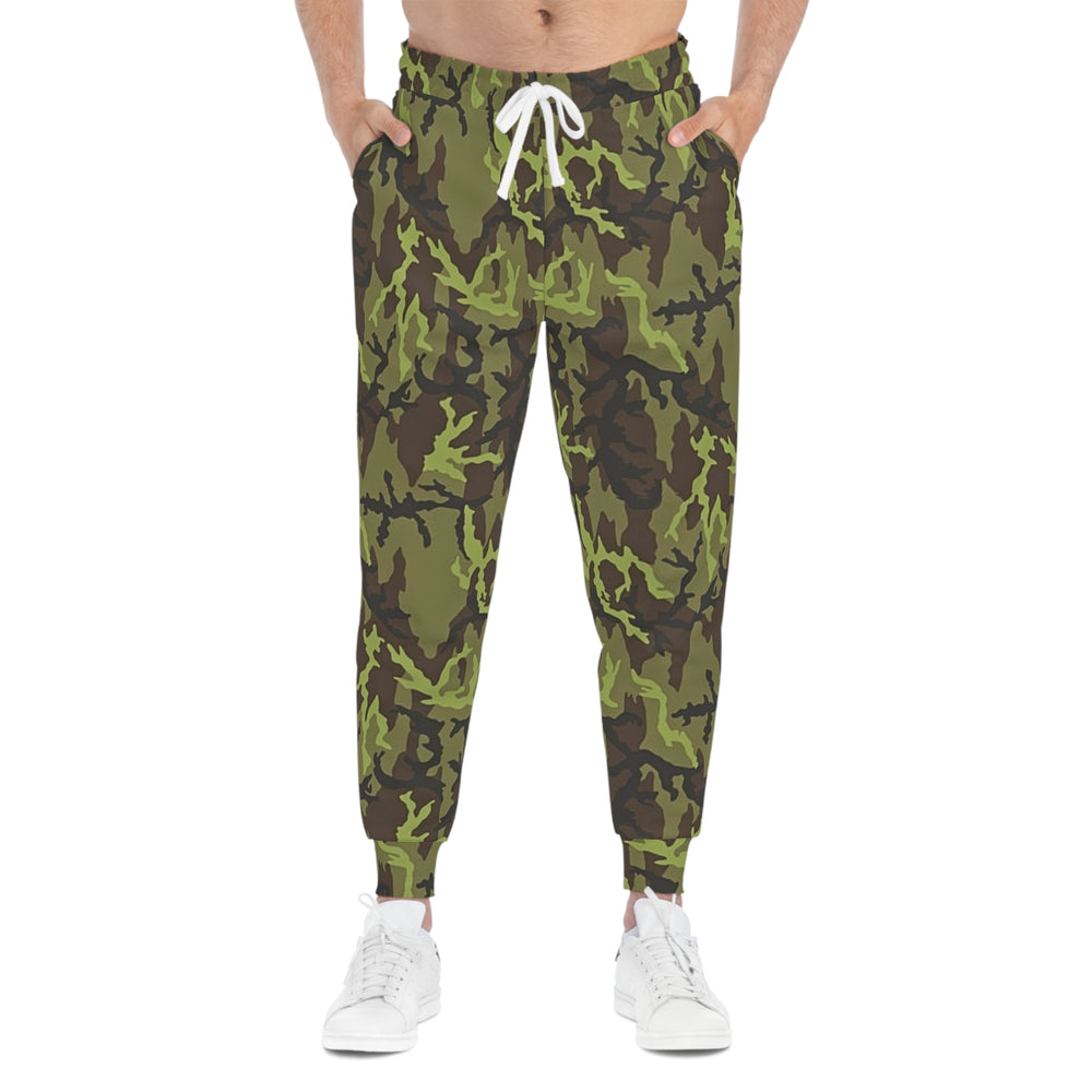 Czech Vz. 95 Leaf Woodland Camo Unisex Athletic Joggers