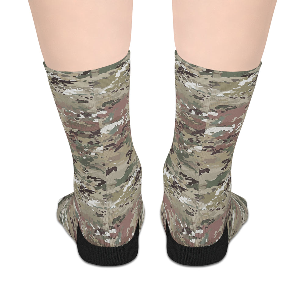 Scorpion Camouflage Mid-length Socks By Equippage.com