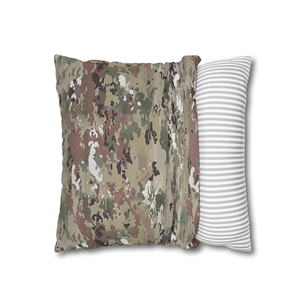 Scorpion Camouflage Square Poly Canvas Pillowcase By Equippage.com