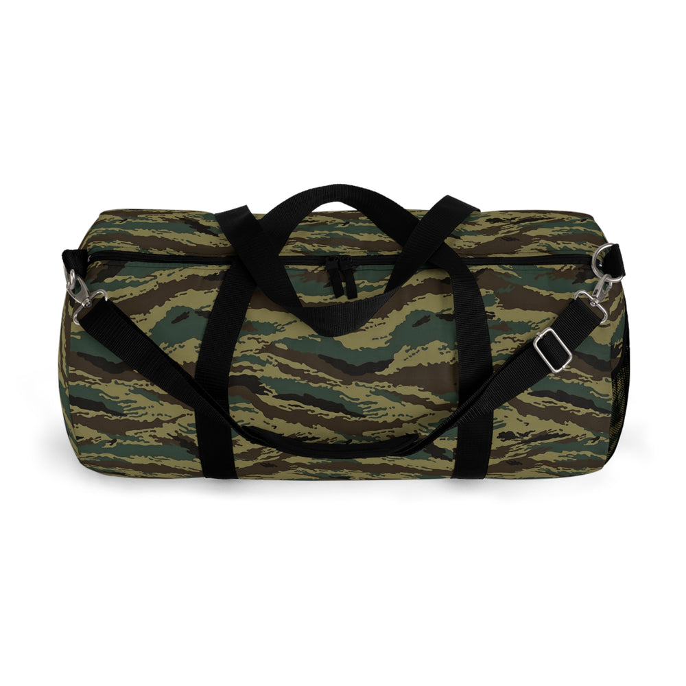 Russian Tiger Stripe Camo Travel Duffel Bag