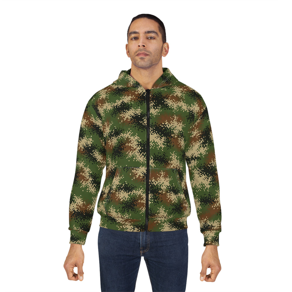Columbian Patriota Camo Unisex Zip Hoodie