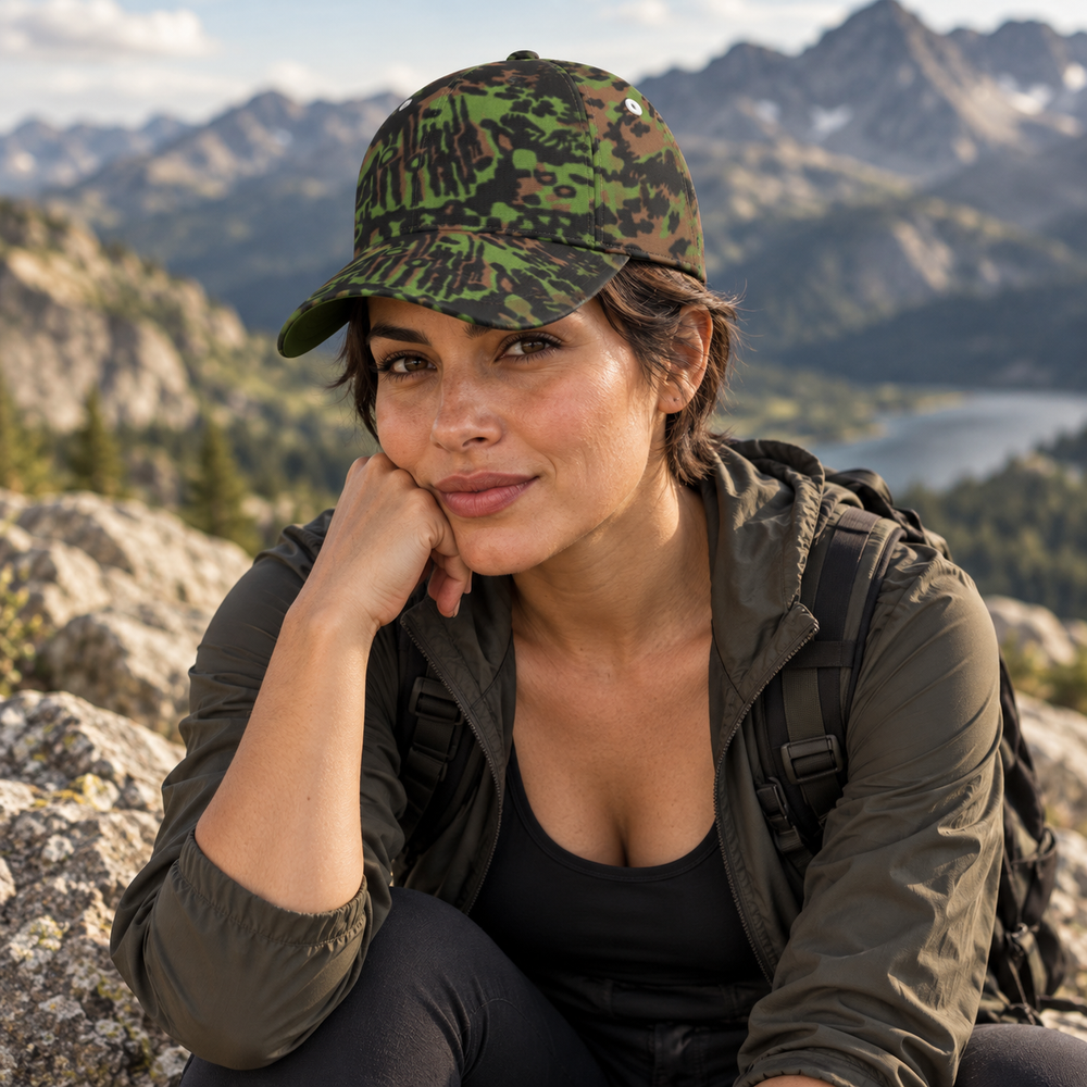German Palmenmuster Camo Peaked Cap With Box