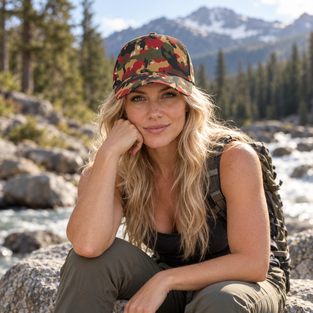 Swiss Taz 83 Alpenflage Camo Peaked Cap With Box - Equippage.com