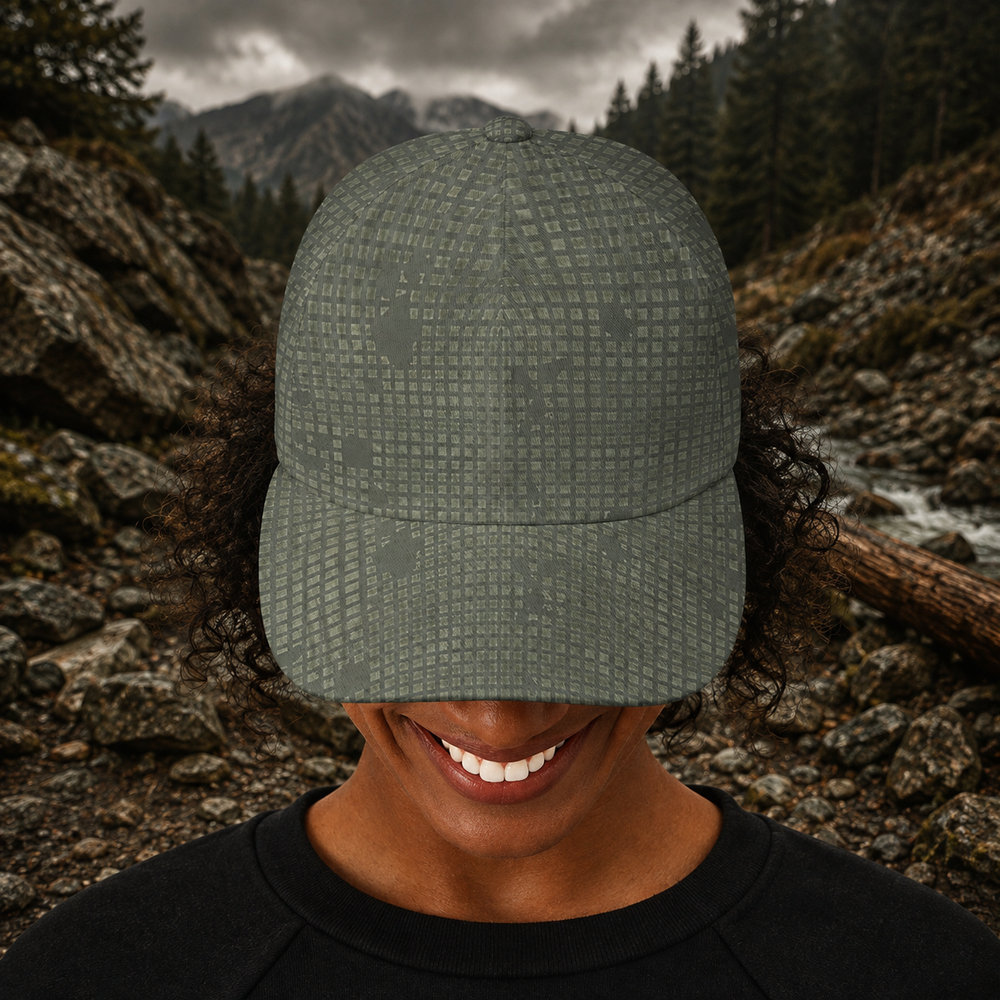 US Desert Night Camouflage All-Over Print Peaked Cap With Box