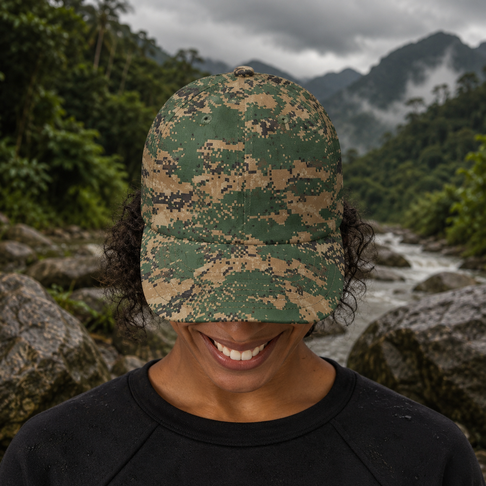 Marina Trans Jungle All-Over Print Peaked Cap With Box