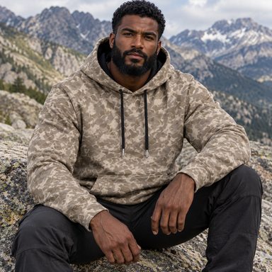 Austrian Steintarn Camo Men's Thicken Pullover Hoodie - Equippage.com