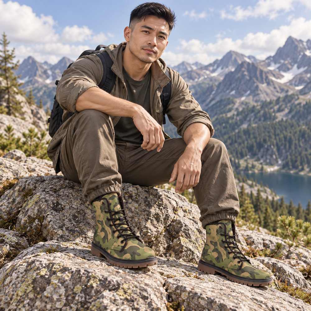 Norwegian M23 Norsk Skoy Camo Men's Martin Short Boots