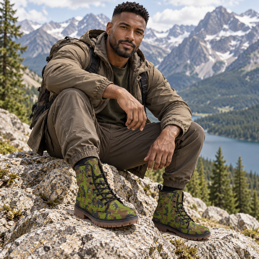 Lithuanian M05 Miško Camo Men's Martin Short Boots