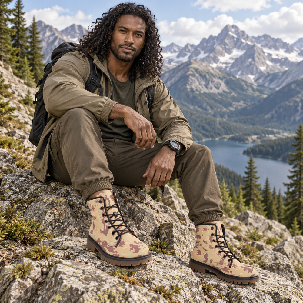 Lithuanian M05 Desert Camo Men's Martin Short Boots