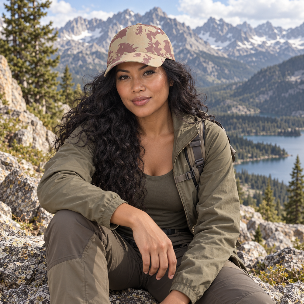 Lithuanian M05 Desert Camo Peaked Cap With Box