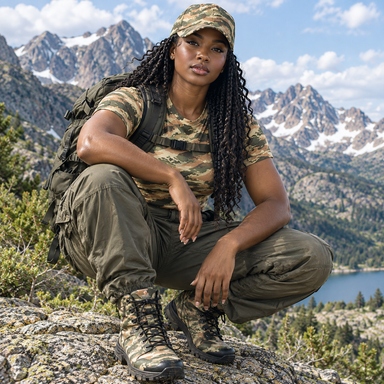 Greek M24 Lizard Camo Peaked Cap With Box - Equippage.com