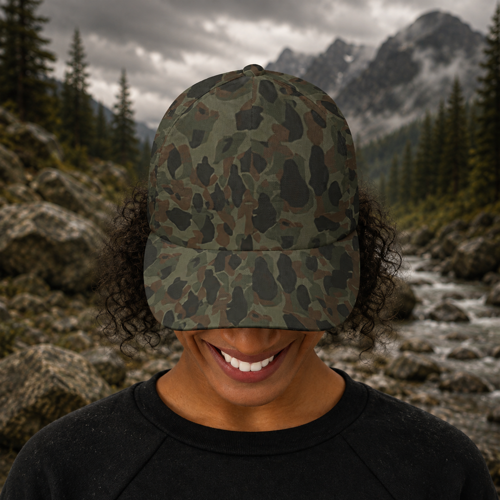 Argentina Frogskin Camo All-Over Print Peaked Cap With Box