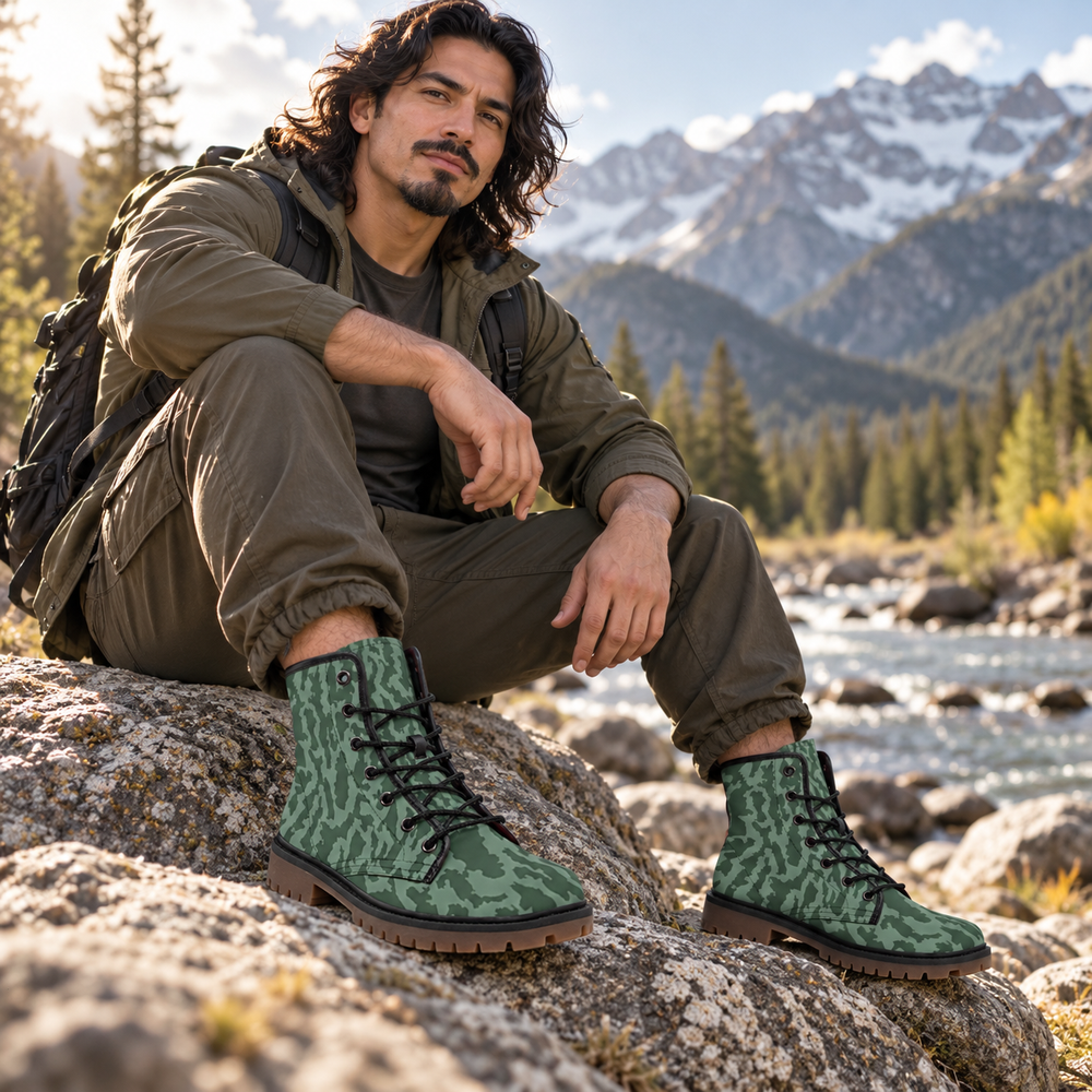 Polish WZ. 68 Mora Camo Men's Martin Short Boots