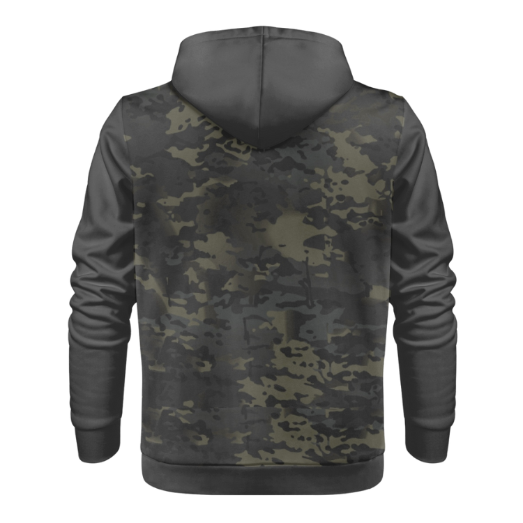 Equippage Men's BMC Stripe Full Zip Up Hoodie