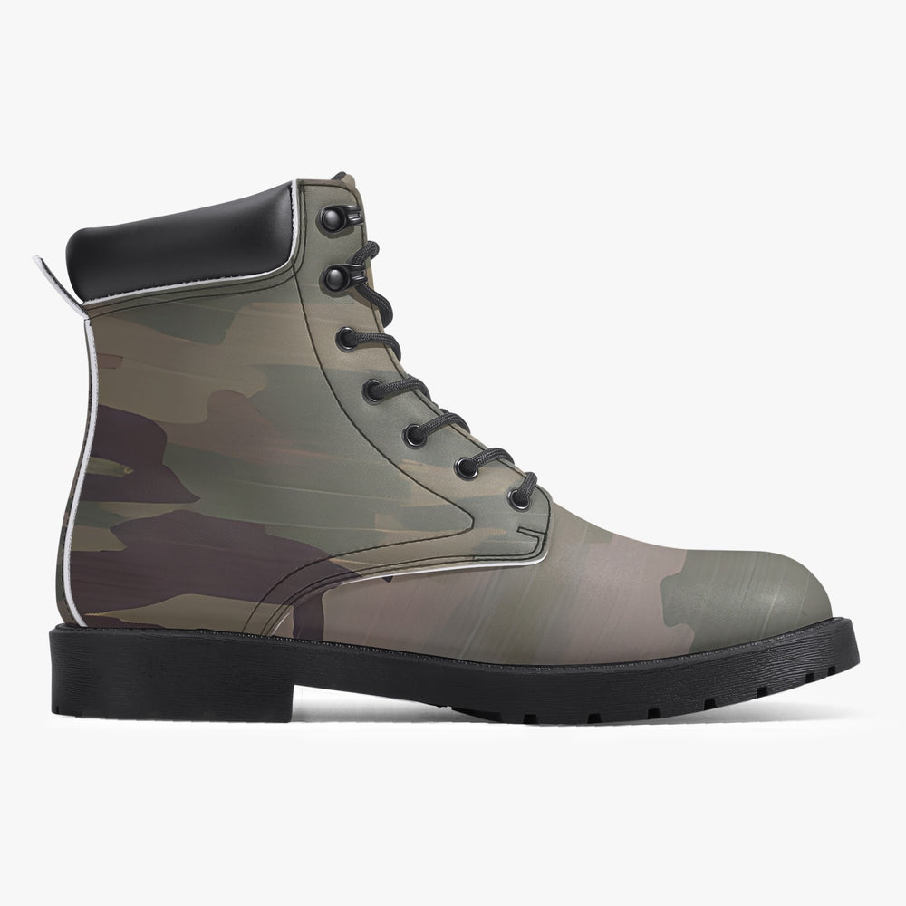 Scorpion Camouflage Casual Leather Boots