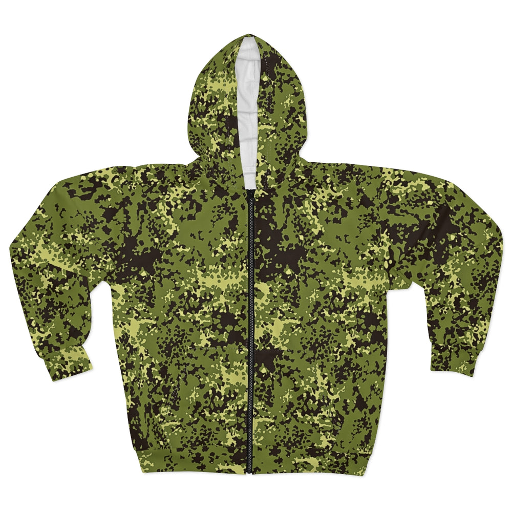 Danish M/84 Pletsløring Camo Unisex Zip Hoodie