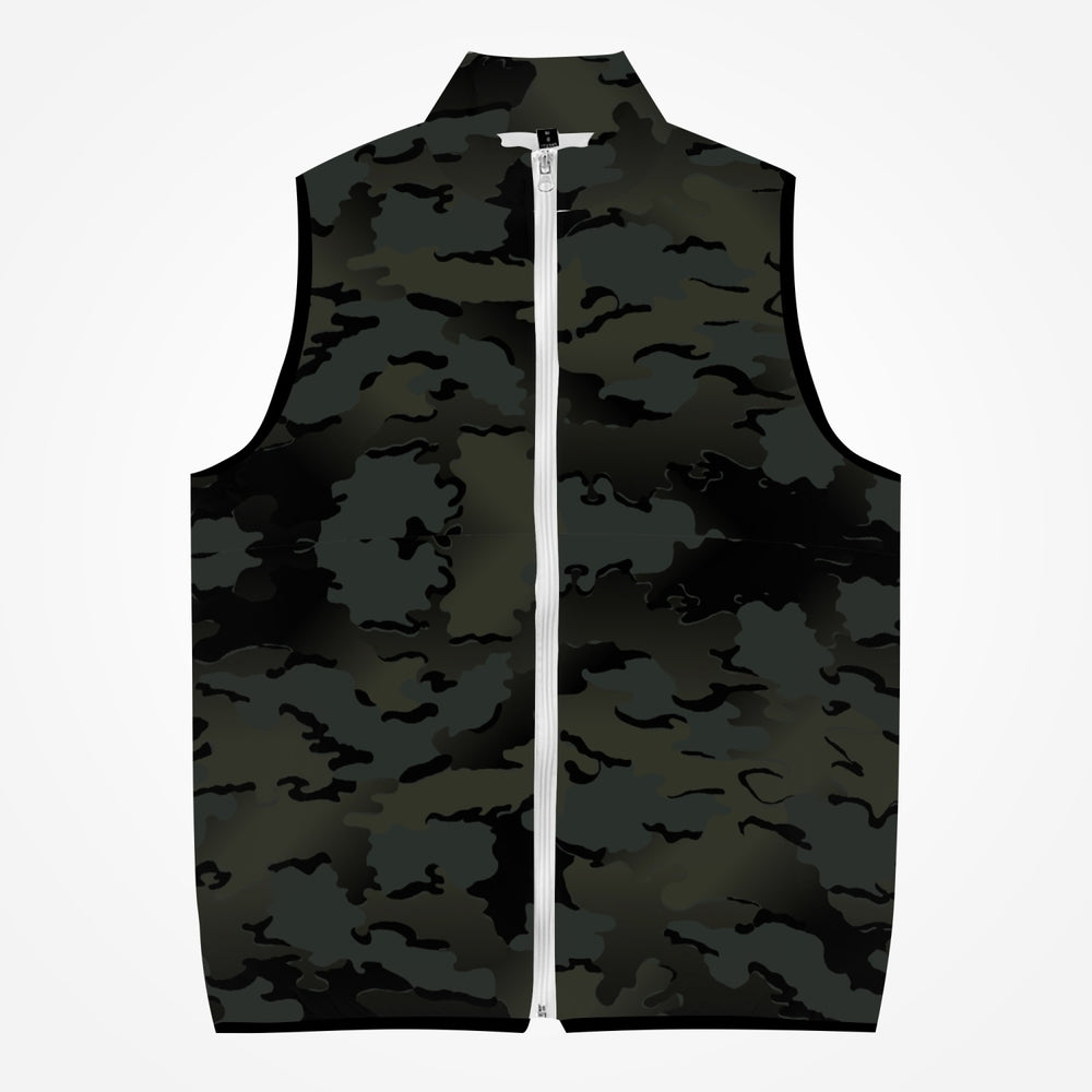 BJMC Cotton-pad Zipper-up Vest