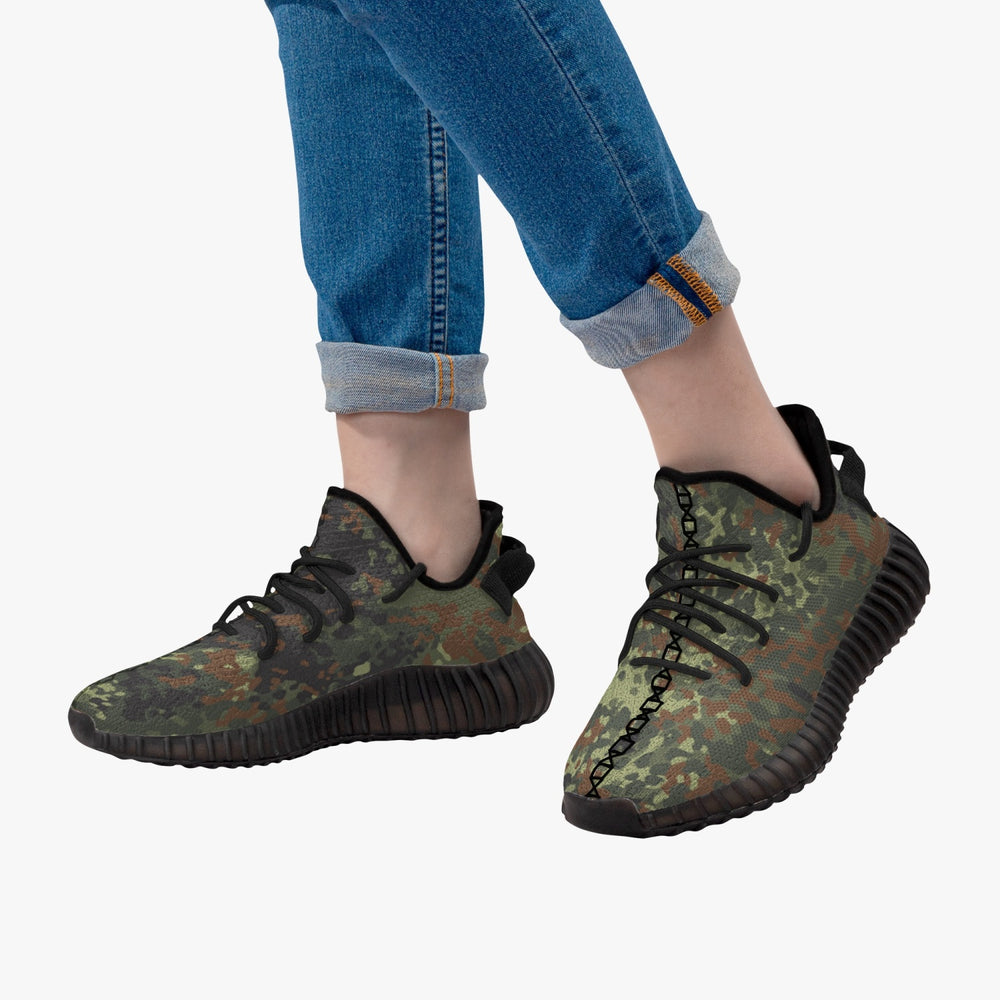 Equippage Flecktarn Camou Unisex Mesh Knit Sneakers