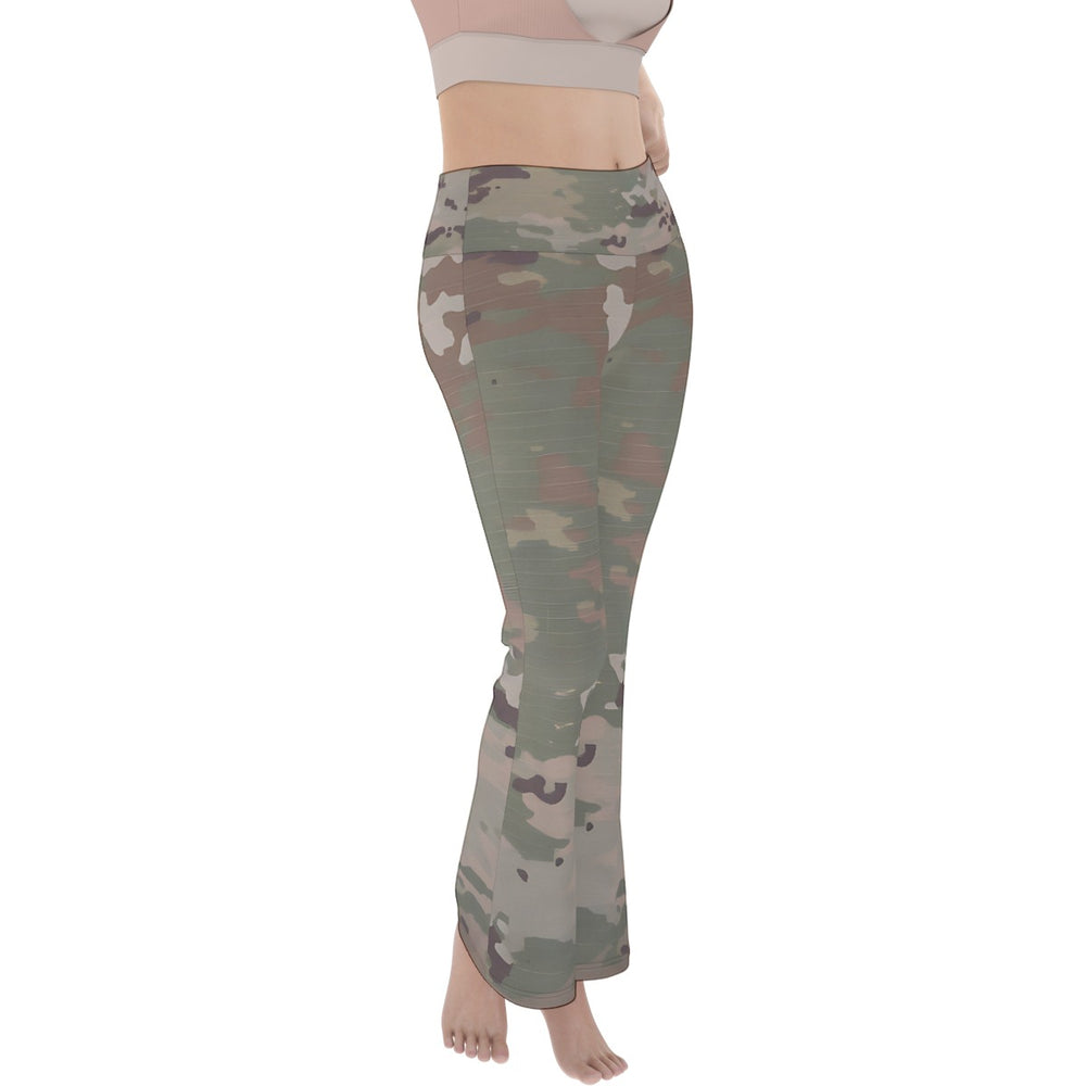 Scorpion Camouflage Women's Flare Yoga Pants
