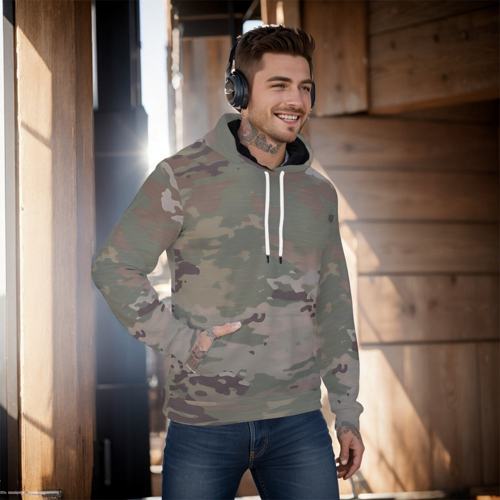 Scorpion Camouflage Men's Pullover Hoodie