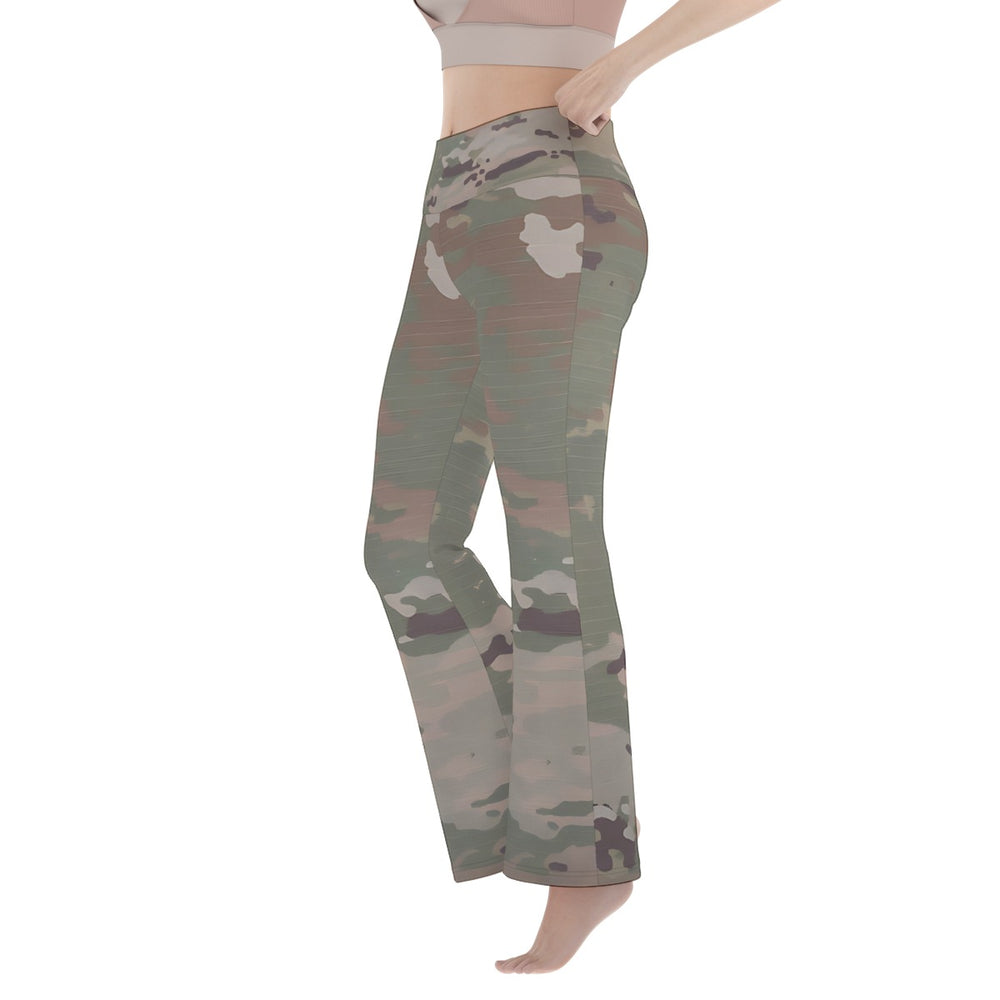 Scorpion Camouflage Women's Flare Yoga Pants