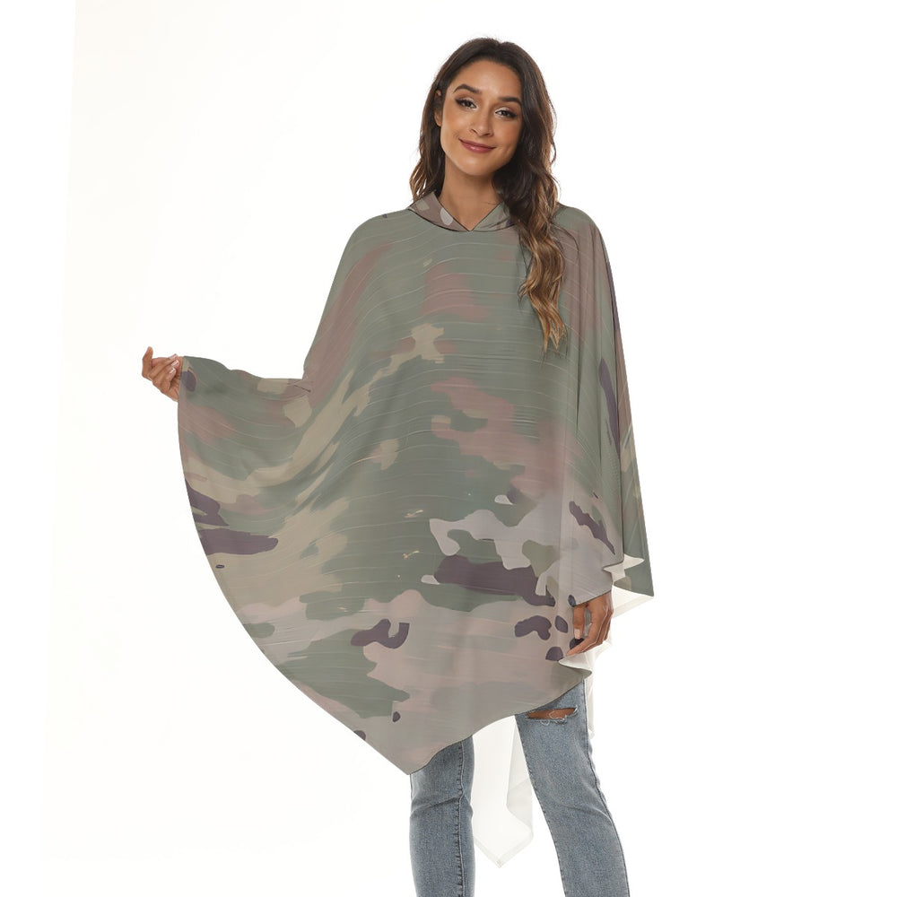 Unisex Cloak in Macro Scorpion Type Camouflage by Equippage.com