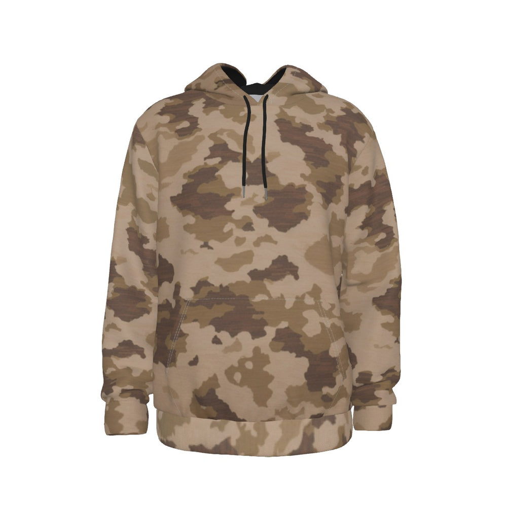 All-Over Desert Multi Camouflage Stretch Men's Pullover Hoodie