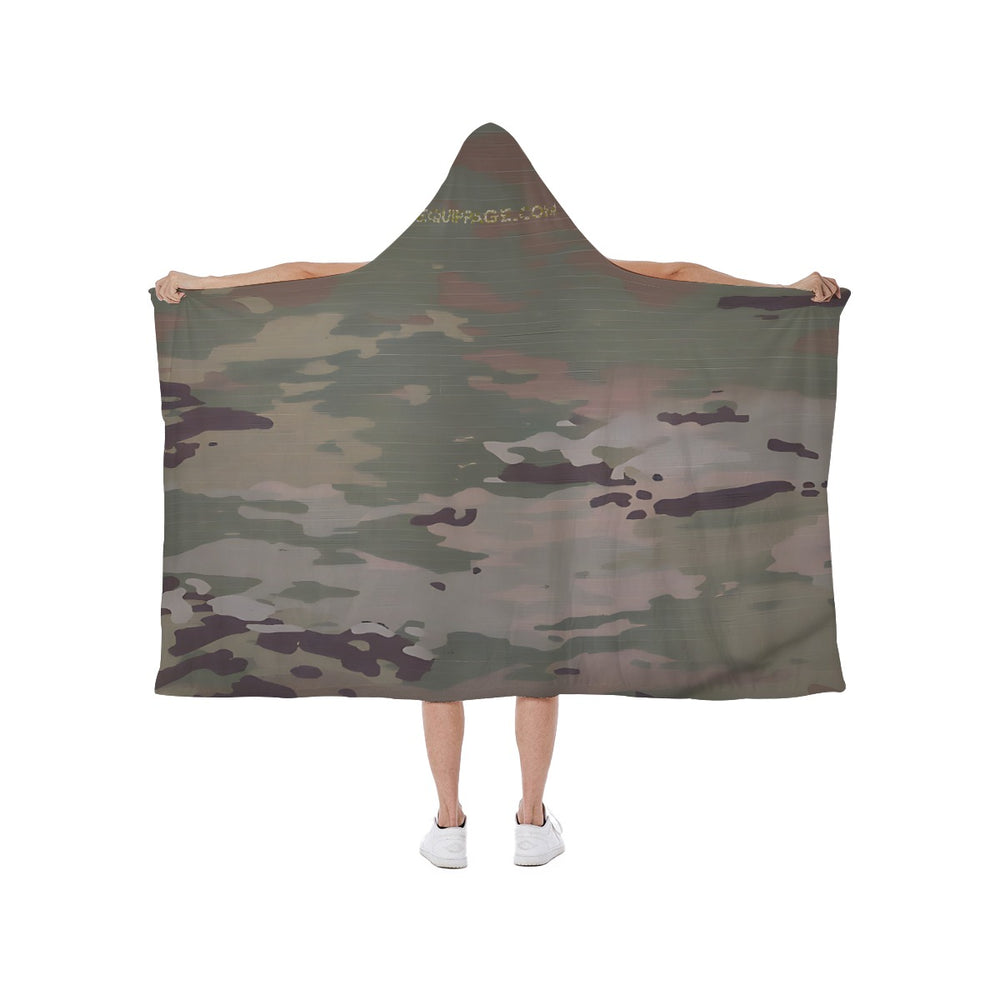 Scorpion Camouflage Hooded blanket