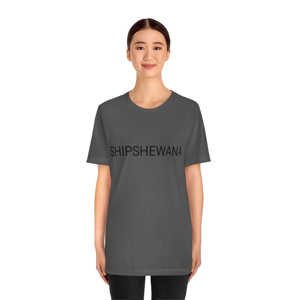 SHIPSHEWANA Indiana Unisex Jersey Short Sleeve Tee by Equippage.com