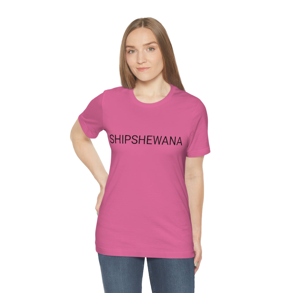 SHIPSHEWANA Indiana Unisex Jersey Short Sleeve Tee by Equippage.com