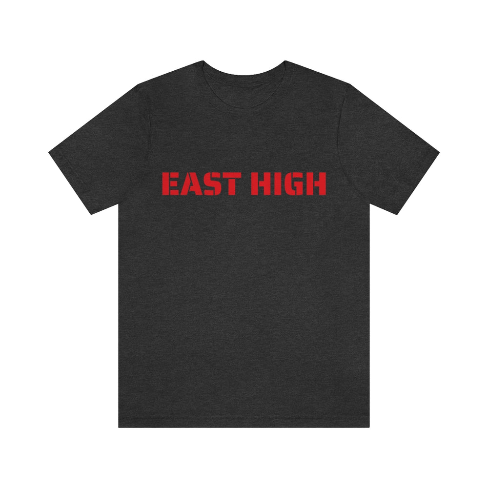 EAST HIGH Leopards Salt Lake City Utah Unisex Jersey Short Sleeve Tee from Equippage.com