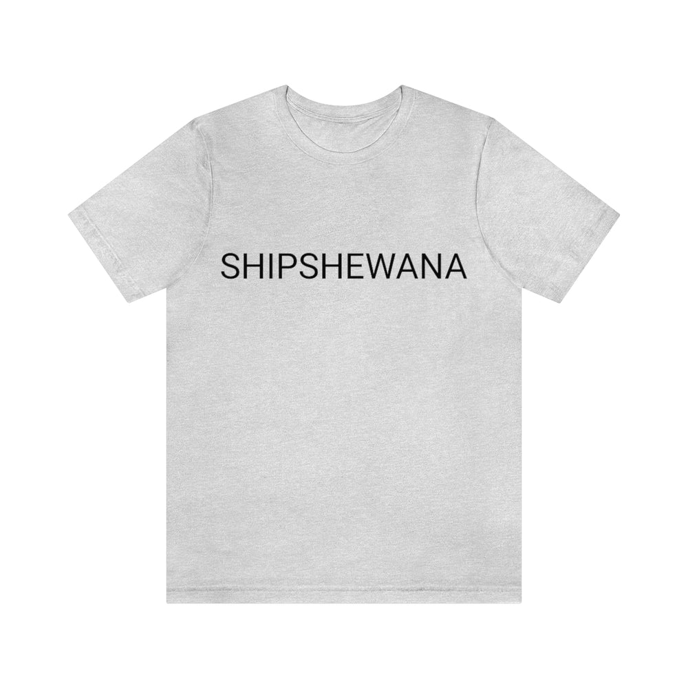 SHIPSHEWANA Indiana Unisex Jersey Short Sleeve Tee by Equippage.com