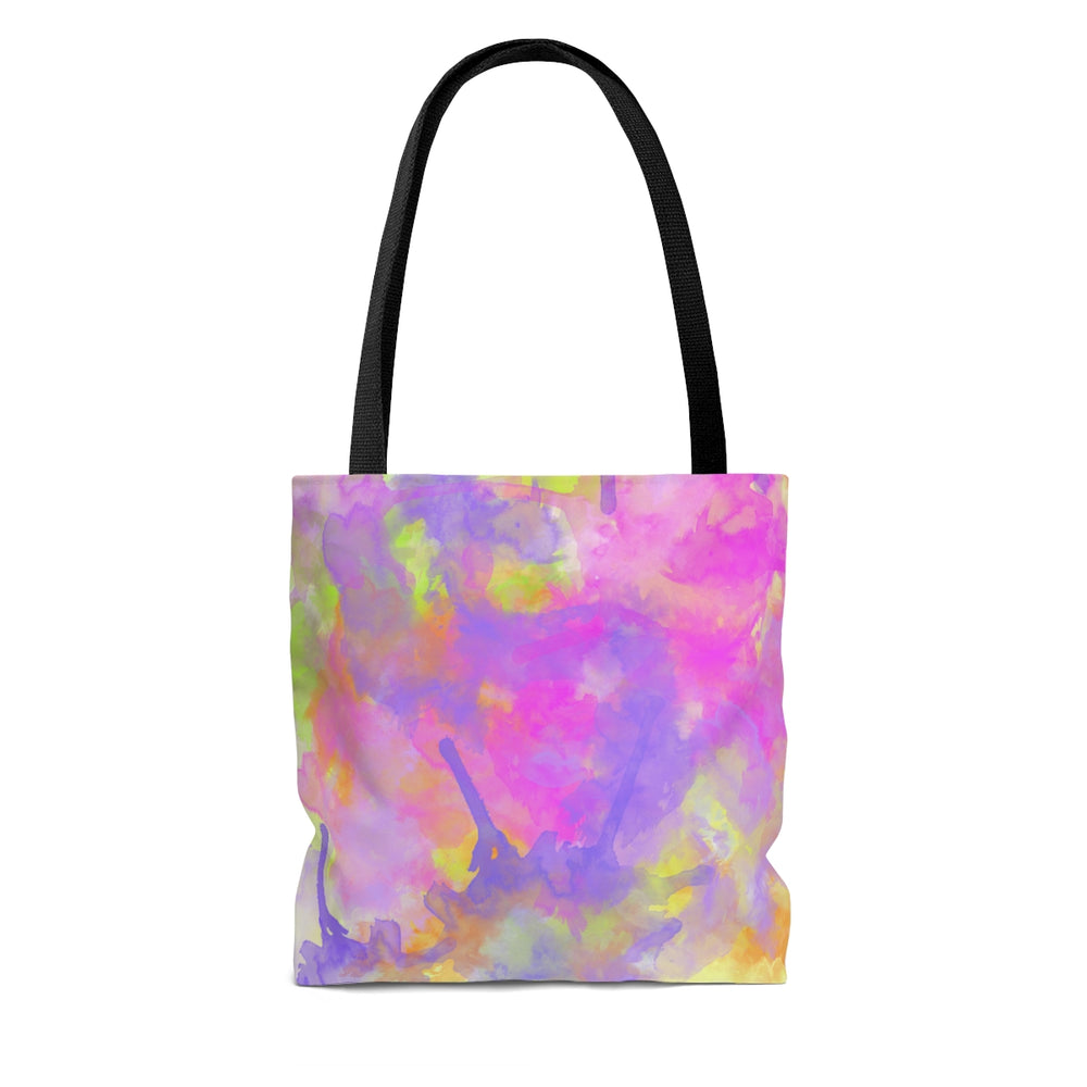 Water Color Neon AOP Tote Bag