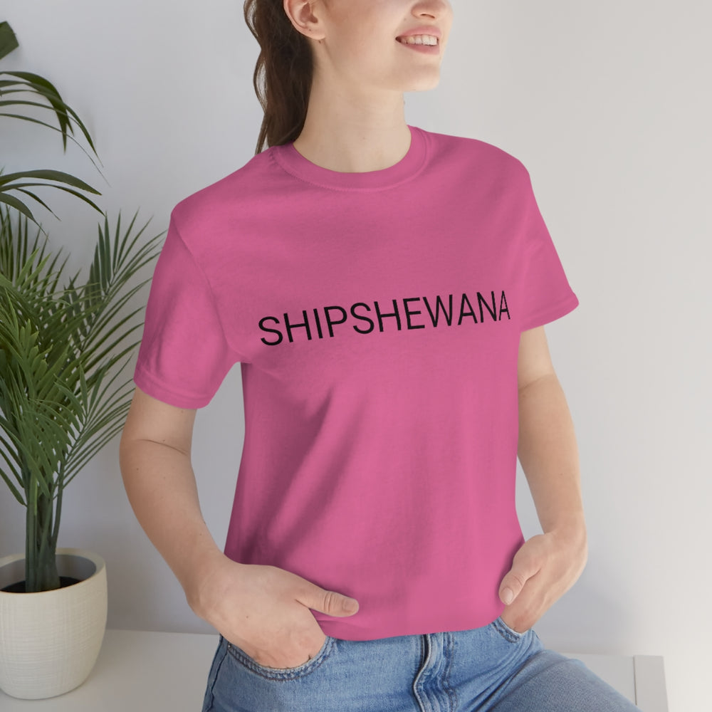 SHIPSHEWANA Indiana Unisex Jersey Short Sleeve Tee by Equippage.com