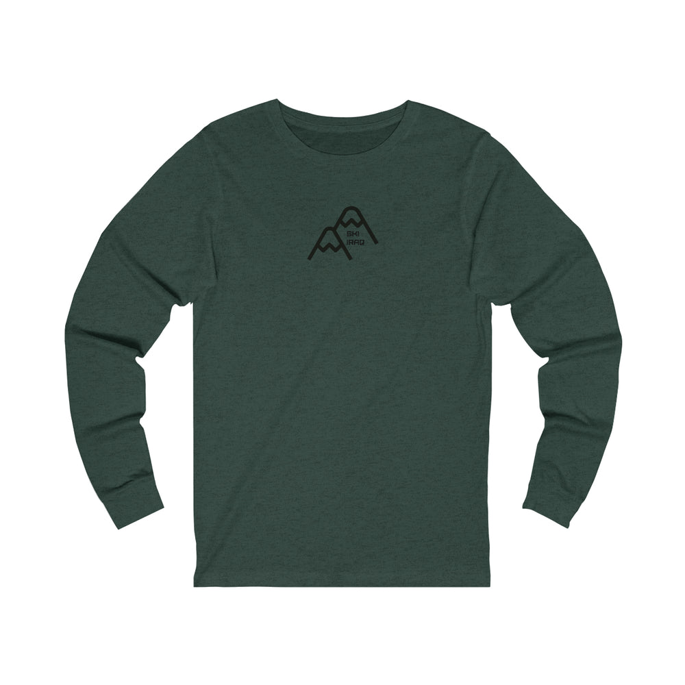 Ski Iraq by Equippage.com in a Unisex Jersey Long Sleeve Tee