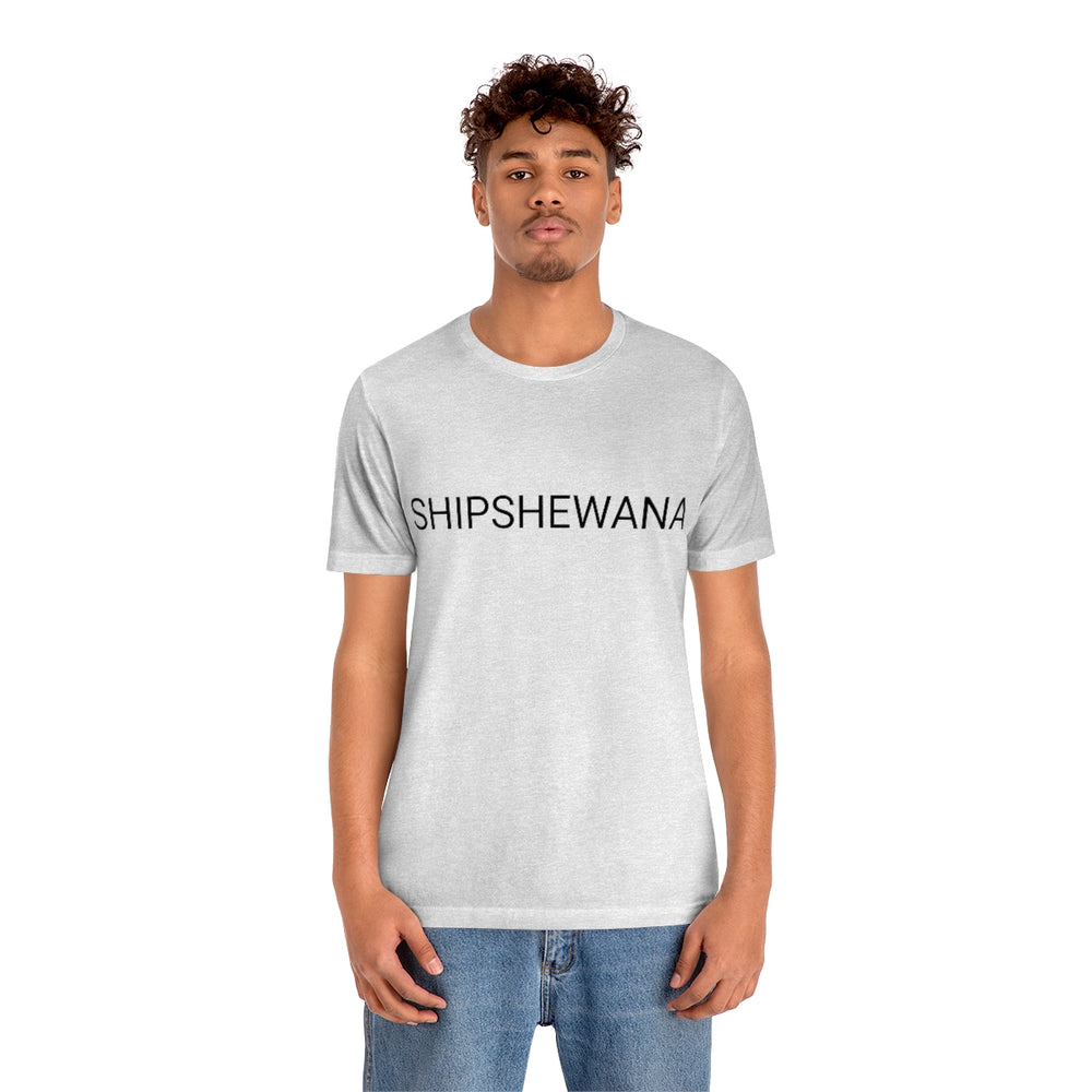 SHIPSHEWANA Indiana Unisex Jersey Short Sleeve Tee by Equippage.com