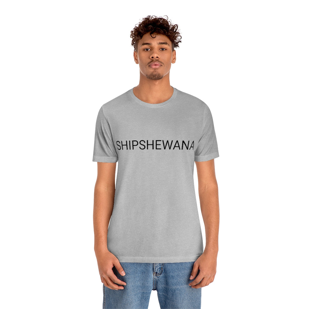 SHIPSHEWANA Indiana Unisex Jersey Short Sleeve Tee by Equippage.com