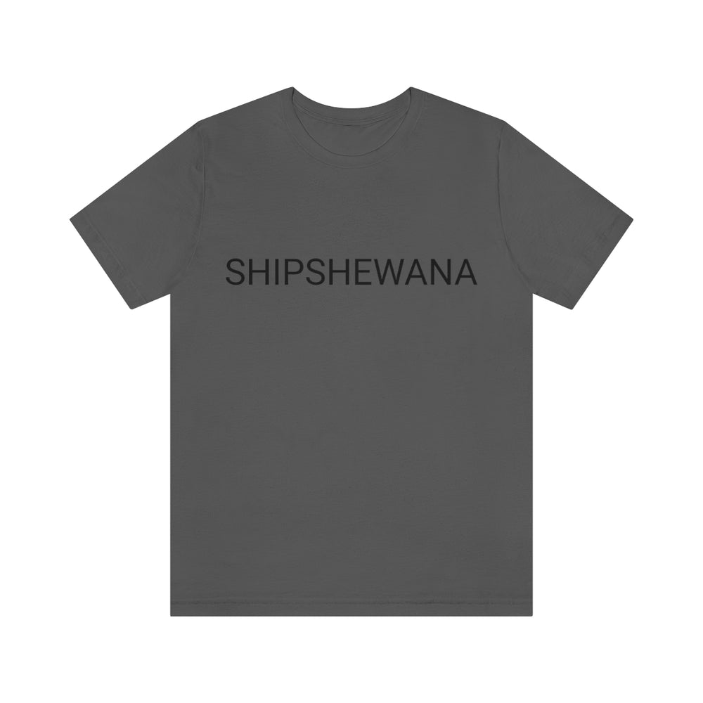 SHIPSHEWANA Indiana Unisex Jersey Short Sleeve Tee by Equippage.com