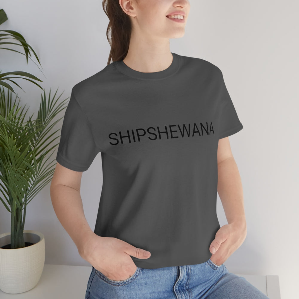 SHIPSHEWANA Indiana Unisex Jersey Short Sleeve Tee by Equippage.com