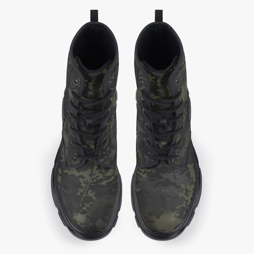 Equippage Casual Leather Black MultiCam Boots