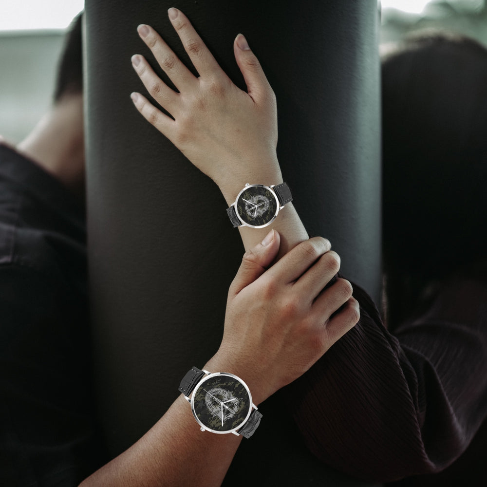 Equippage Black MultiCam Quartz watch