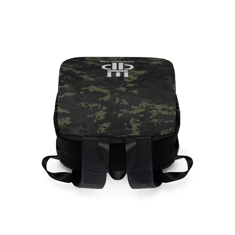 Equippage Black MultiCam Unisex Casual Shoulder Backpack