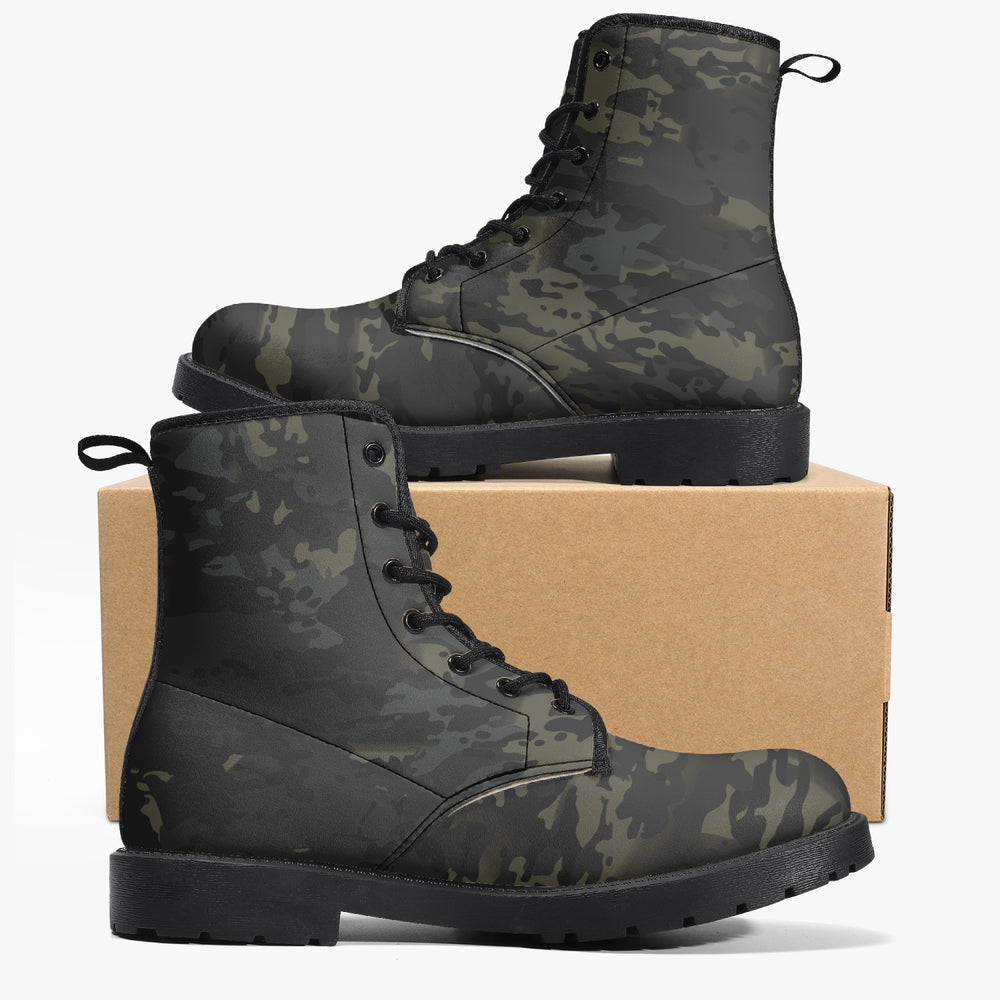 Equippage Black MultiCam Trendy Leather Boots