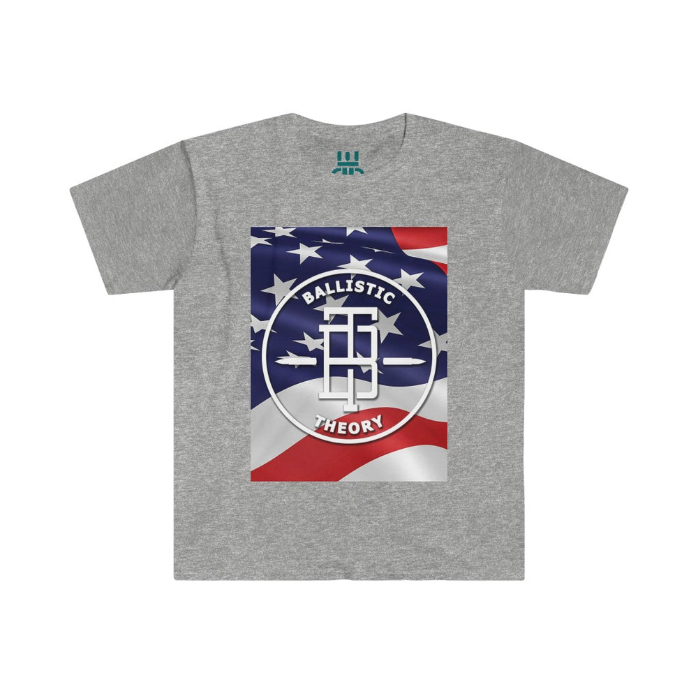 Ballistic Theory US Flag Unisex Softstyle T-Shirt