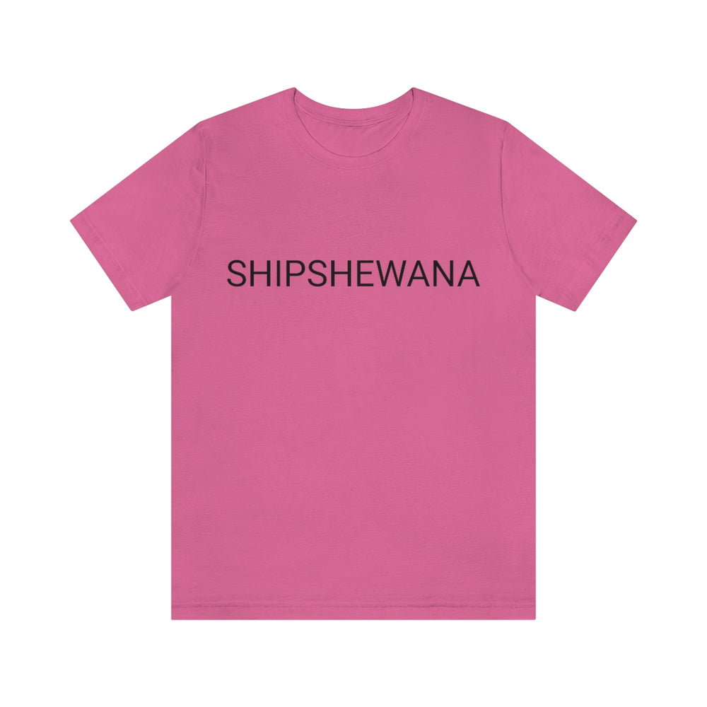 SHIPSHEWANA Indiana Unisex Jersey Short Sleeve Tee by Equippage.com